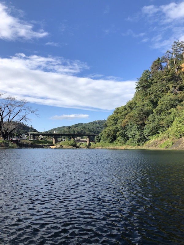 岩手県猊鼻渓風景