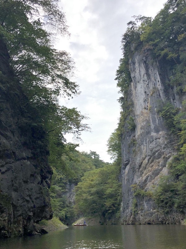 岩手県猊鼻渓風景風景
