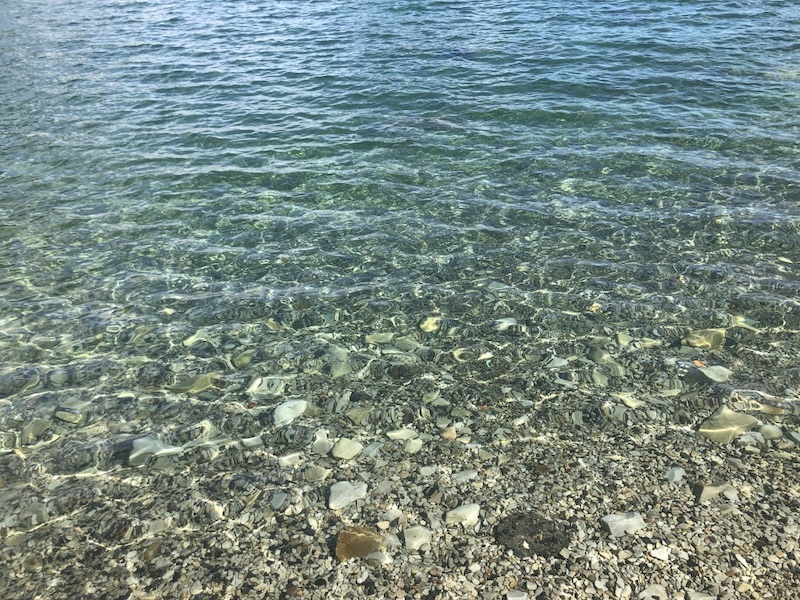 浄土ヶ浜の海