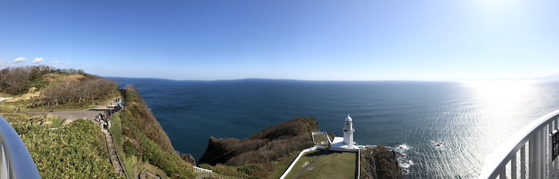 地球岬パノラマ画像