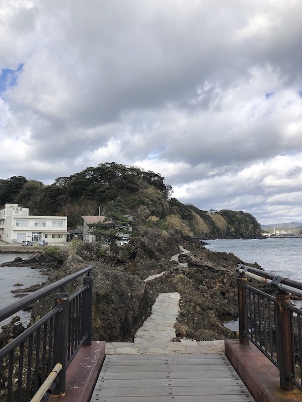 矢島・経島の遊歩道