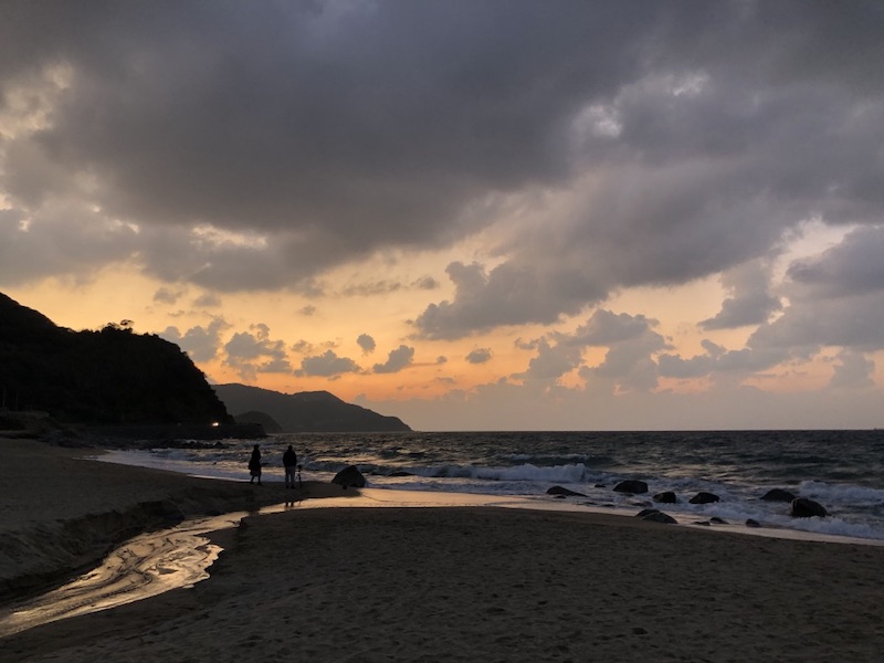 桜井二見ヶ浦夕景