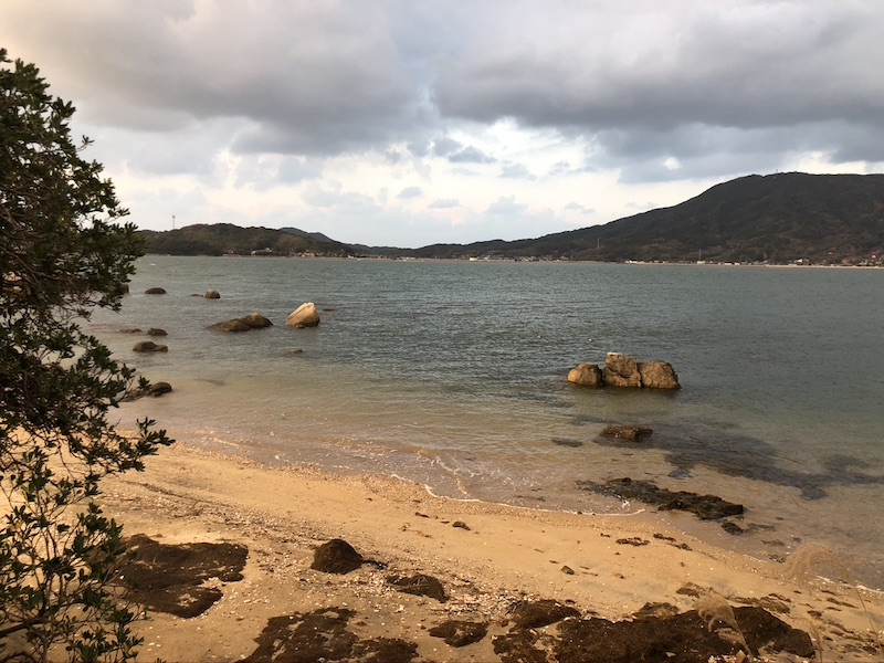 夕暮れの海の画像